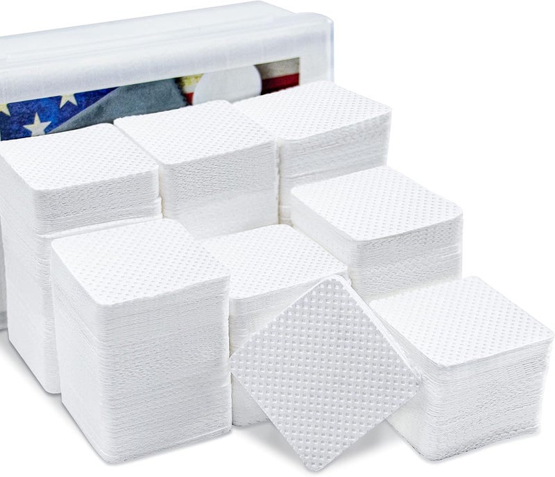 PINGMIC Gun Cleaning Supplies, 2" Lint Free Patches, Highly Absorbent Square Cloth, Fit for Most Caliber Gun Cleaning Kit - Image 1